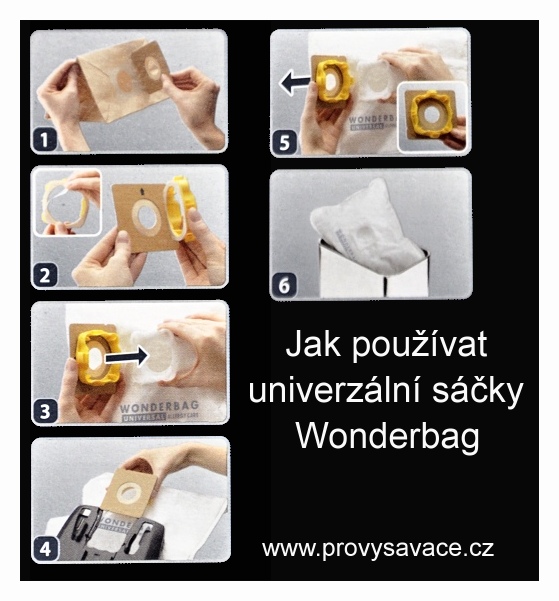 Návod jak použít přírubu wonderbag