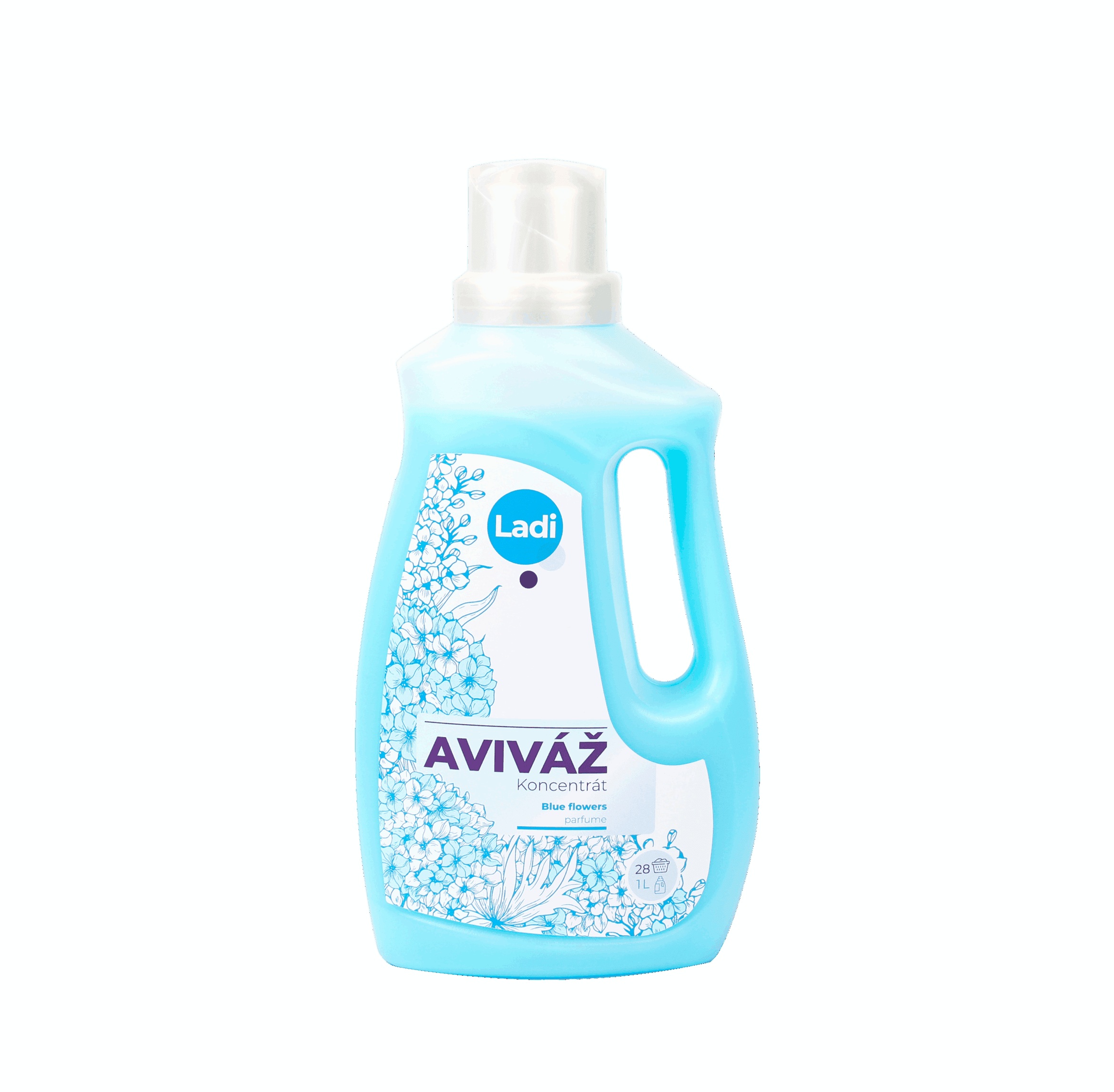 Levně Aviváž koncentrát Ladi 1 l, vůně Blue Flowers