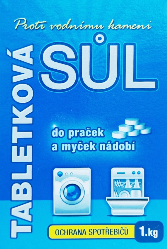Levně Tabletová sůl do myčky a pračky 1 kg