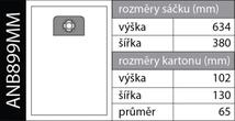 Alt. sáčky z netkané textilie pro Nilfisk, Dexter