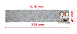 Filtr pěnový pro sušičky MIELE, 225 x 45 x 5 mm