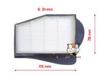 Omyvatelný HEPA filtr Electrolux, AEG - Filio, Vampyr T2