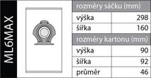 Sáčky do vysavače ML6 MAX pro Miele Guard